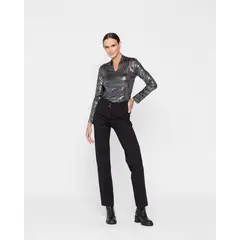 LUDOVICA - Polera Mujer Lilia Plateado