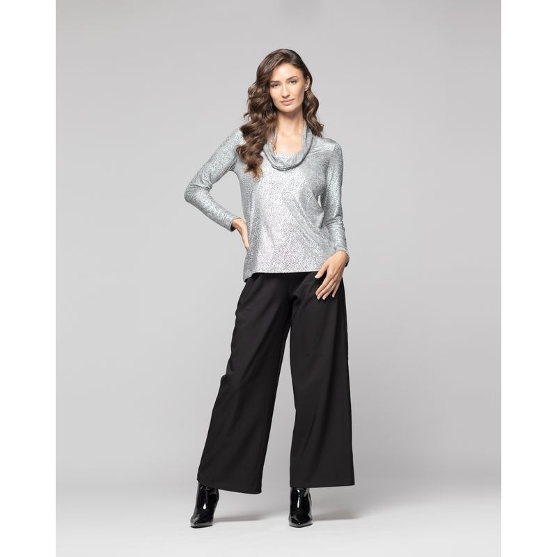 LUDOVICA - Polera Mujer Cala Plateado Ludovica