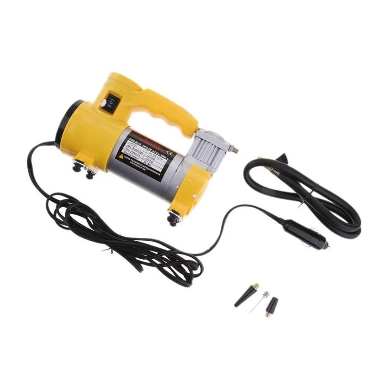 GENERICO - Mini Compresor De Aire 150 PSI 12V De Autos Con Luz