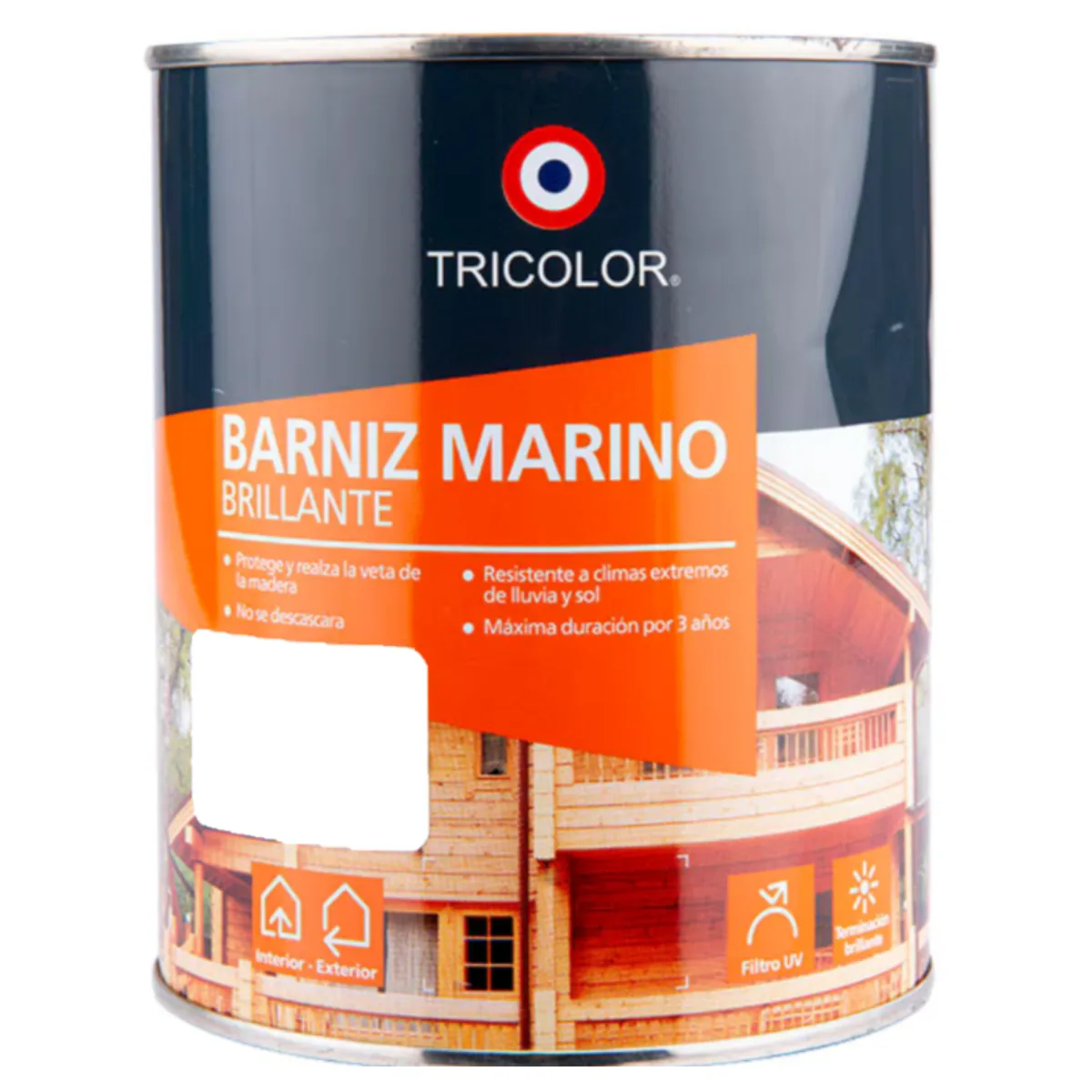 TRICOLOR - Esmaltes Barniz Marino Cedro Tricomar 1/4GL Tricolor