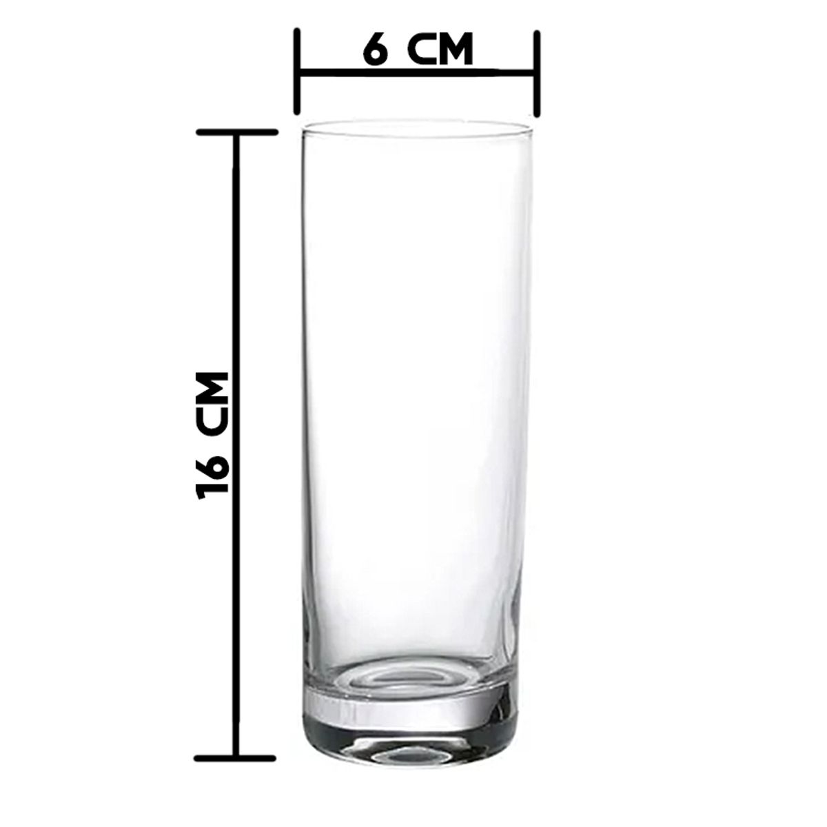 GENERICO - Set de 6 vasos altos slim