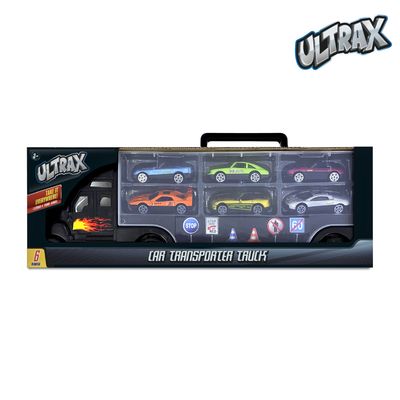 Imagen 2 del producto Juguete Camión Transportador de Autos 36 cm + 6 Autos