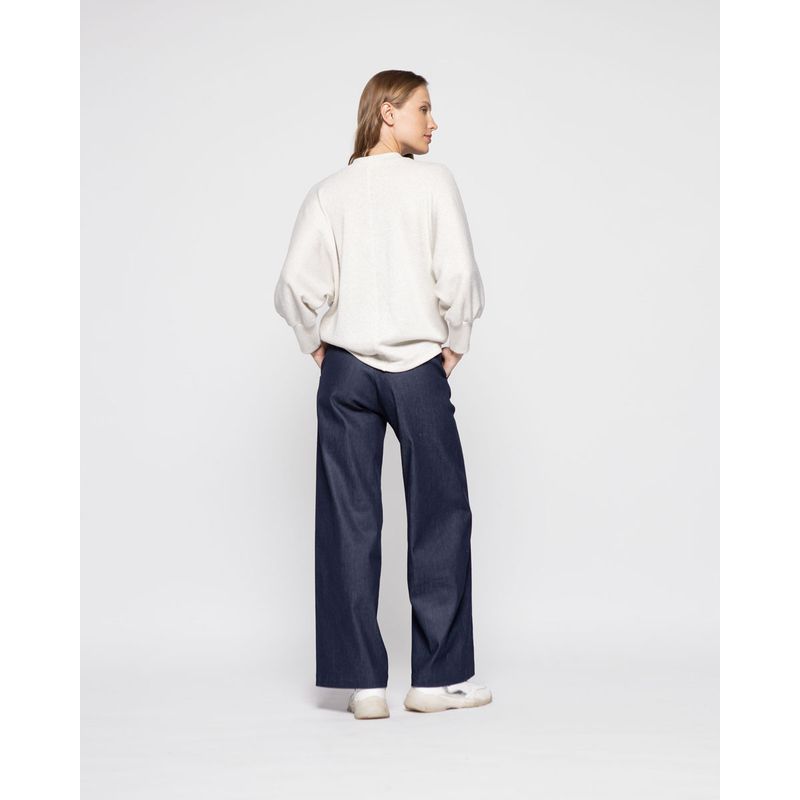 LUDOVICA - Sweater Mujer Margarita Blanco Ludovica