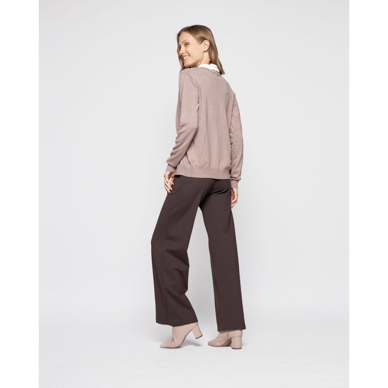 LUDOVICA - Sweater Mujer Calendula Chocolate Ludovica