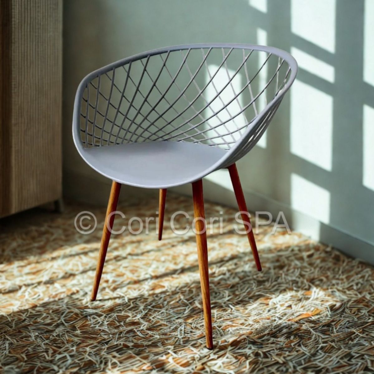 CORI CORI - Pack 4 Butaca Sitial Mesh Gris