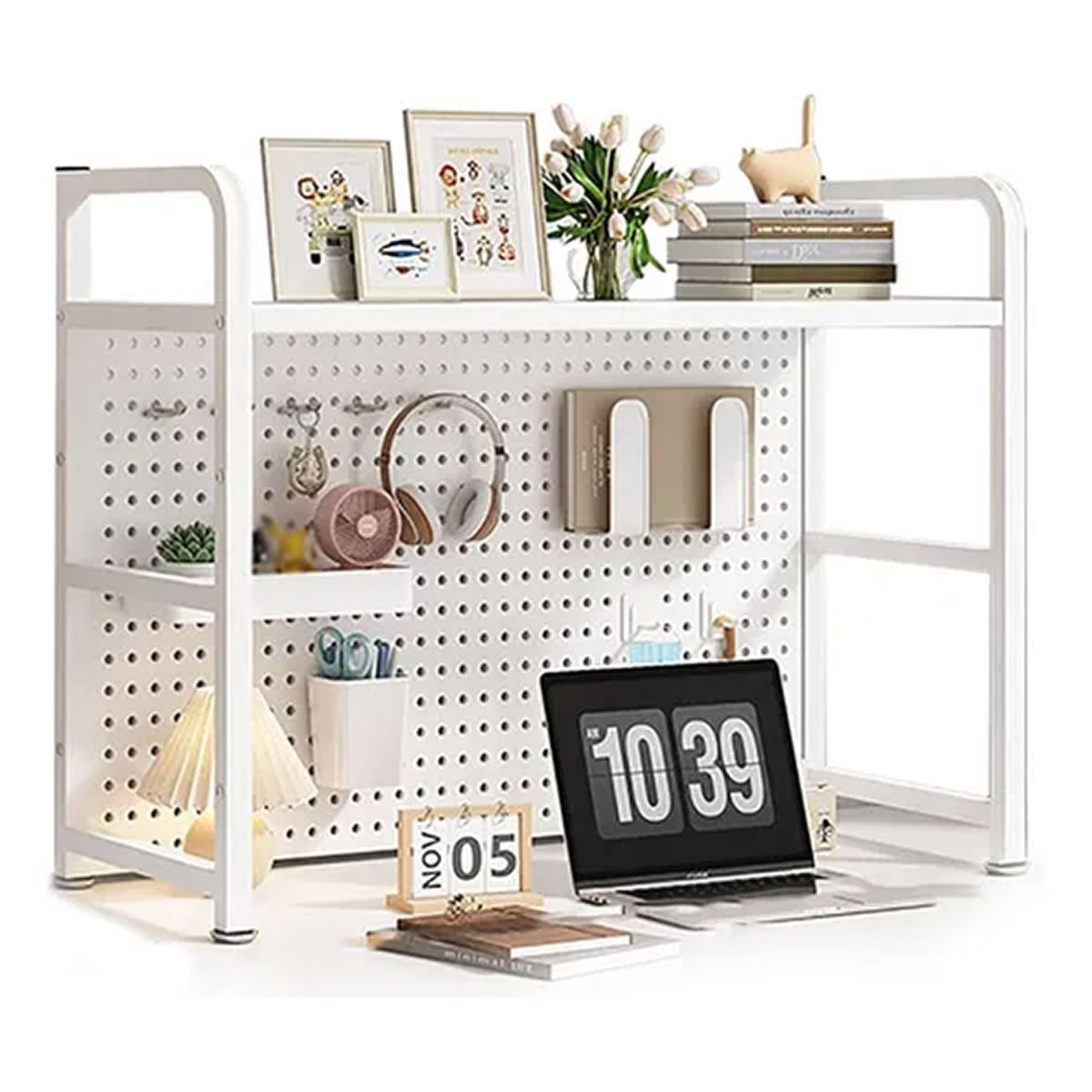 ESHOPANGIE - Rack Estante Organizador De Escritorio 1 Nivel 75x68x20