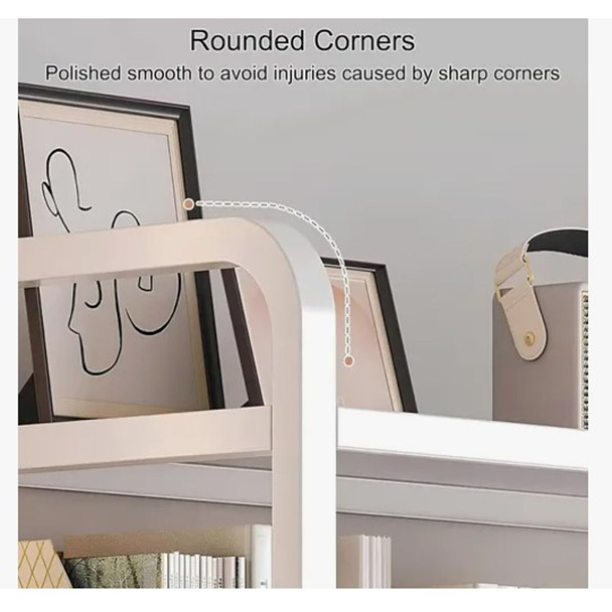 ESHOPANGIE - Rack Estante Organizador De Escritorio 1 Nivel 75x68x20