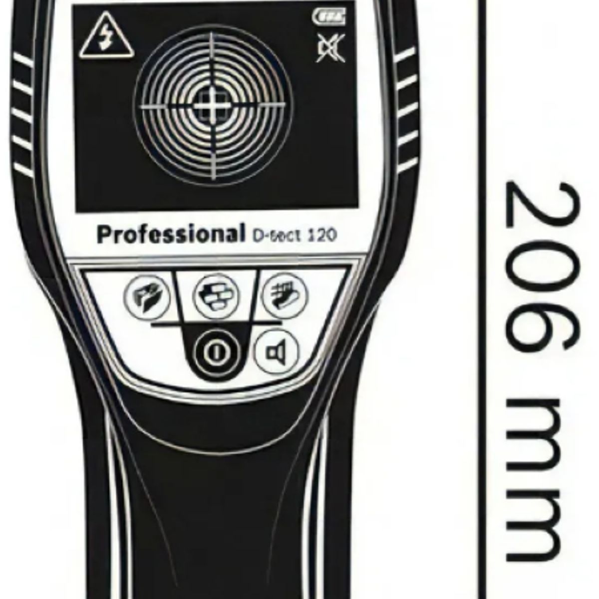 BOSCH - Detector Bosch D Materiales Digital Scanner Metal Agua Pilas Color Azul