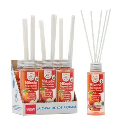 LA CASA DE LOS AROMAS - Pack 6 Ambientador Mikado Manzana Dulce & Canela 100ml