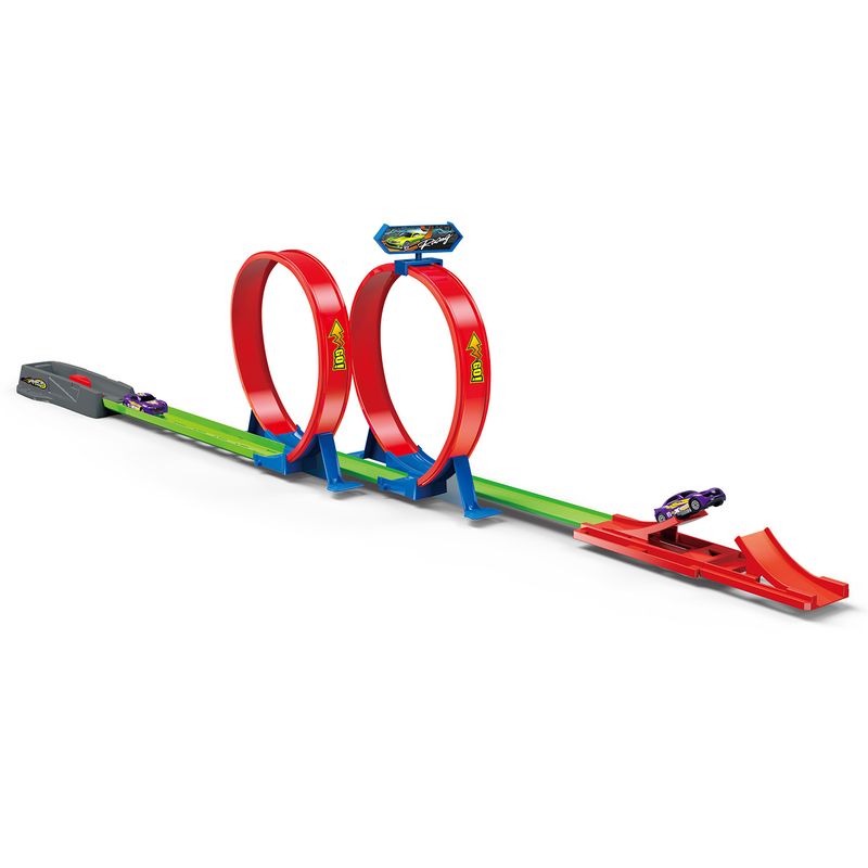 ULTRAX - Juguete Pista Saltos y Giros 360° de 47 cm Ultrax