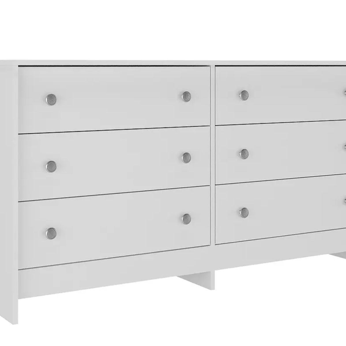 KIDSCOOL - Comoda Duplex 6 Cajones Blanco