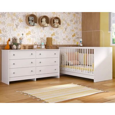 Imagen 2 del producto Comoda Duplex 6 Cajones Blanco