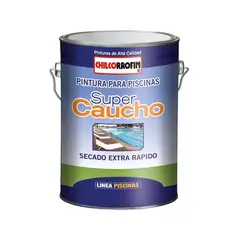 GENERICO - Pintura para piscinas gl Azul Super Caucho Chilcorrofin