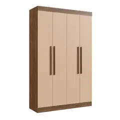 EXIT - Closet 4 Puerta(s) 2 Cajón(es) 6 Repisa(s) 136x217x47 cm Beige