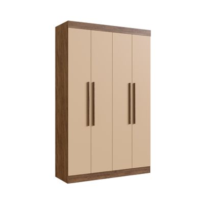 Imagen 2 del producto Clóset 4 Puertas 2 Cajones 6 Repisas 136x217x47 cm Beige Orlando