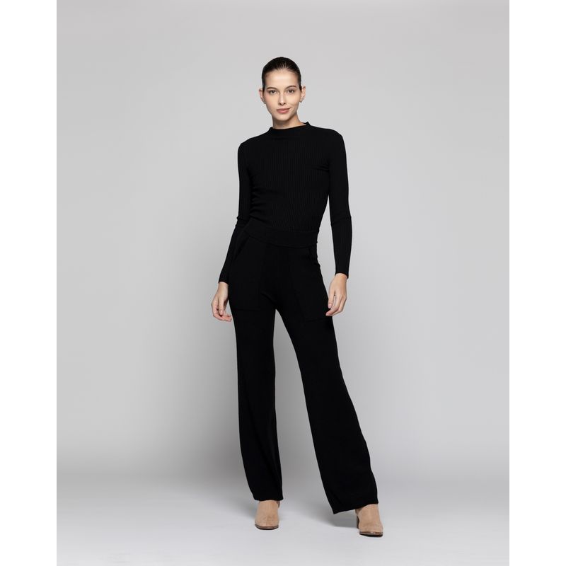 LINEATRE - Pantalón Mujer Ainhoa Negro Lineatre