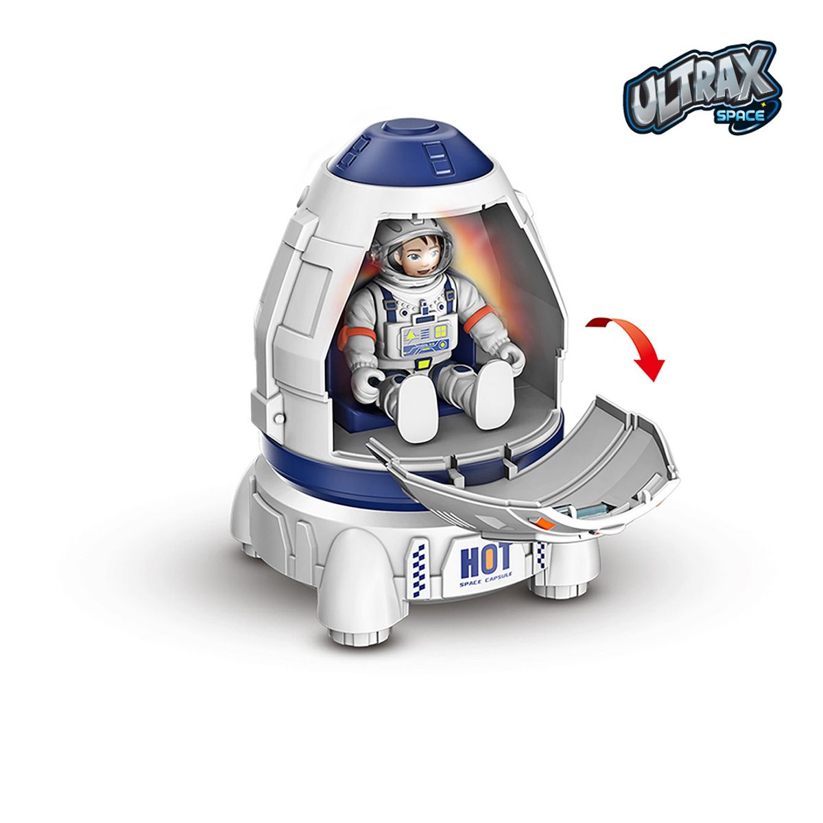 ULTRAX - Juguete Nave Espacial de 53 cm Ultrax con Luces y Sonidos