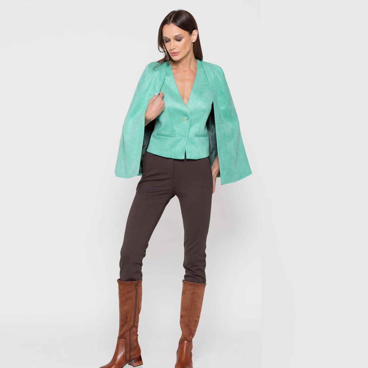 LUDOVICA - Tapado Mujer Margarita Menta Ludovica