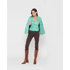 LUDOVICA - Tapado Mujer Margarita Menta
