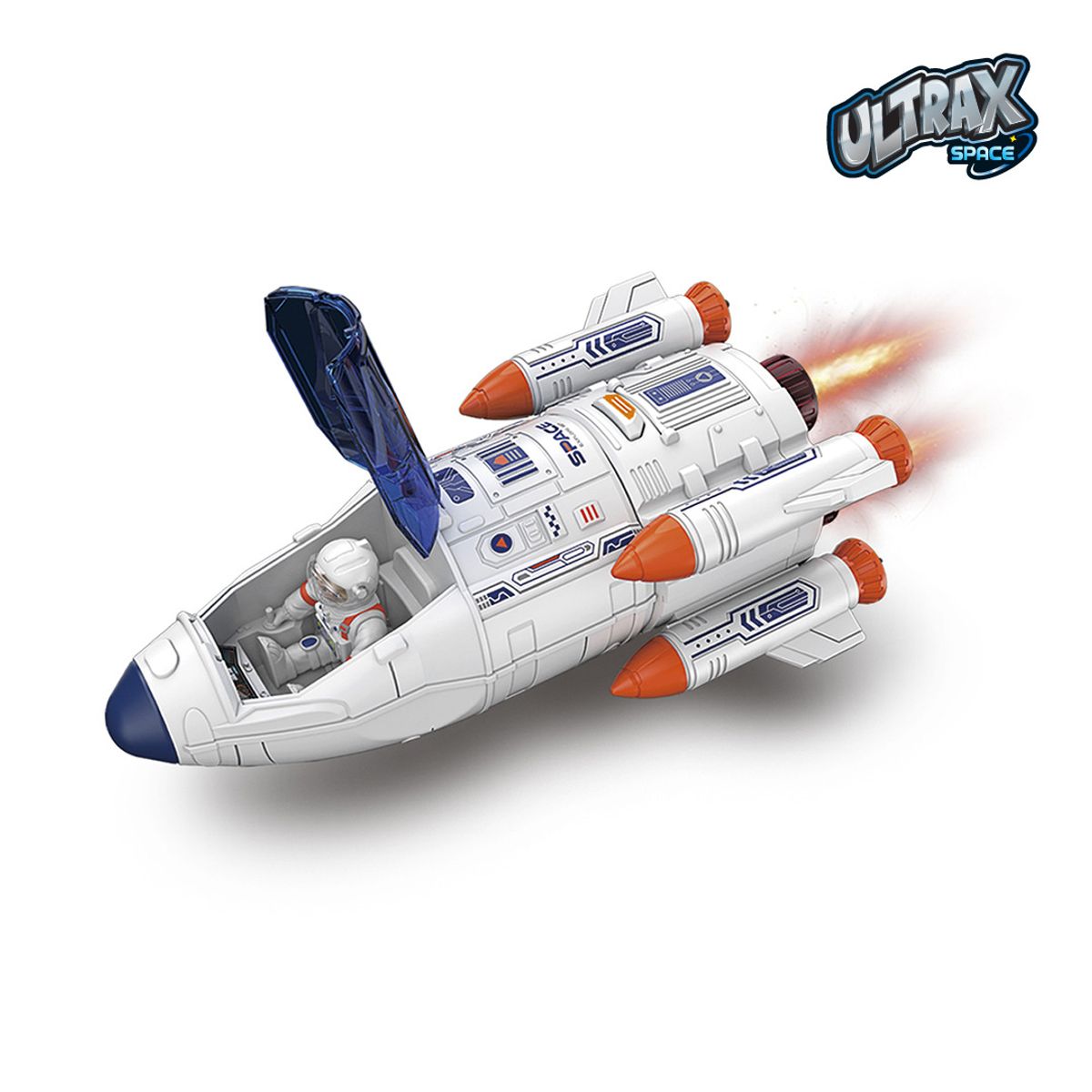 ULTRAX - Juguete Nave Espacial de 38 cm Ultrax con Luces y Sonidos