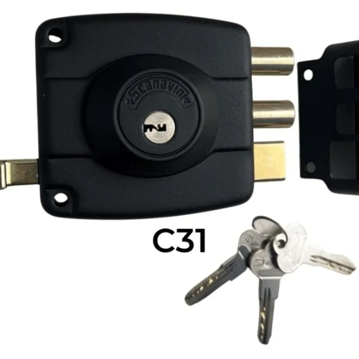 SCANAVINI - Cerradura 2001-30n Scanavini Color Negro