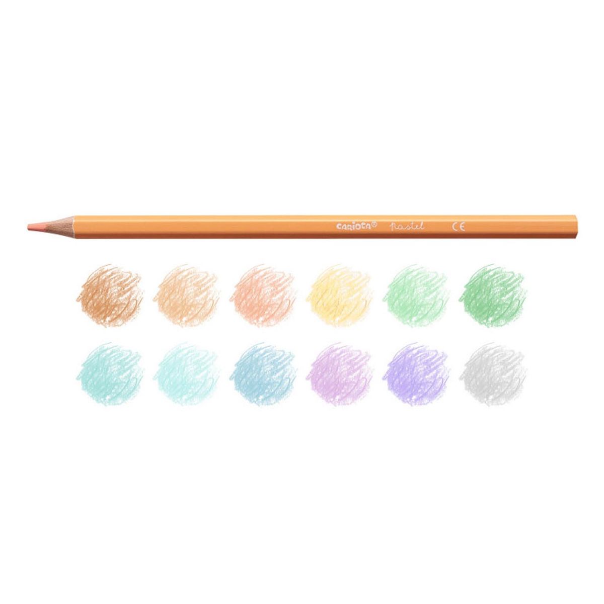 CARIOCA - Lápices Carioca Pastel 12 Colores