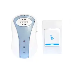 GENERICO - Timbre Inalámbrico Puerta 100 Mts 32 Melodias F-108a