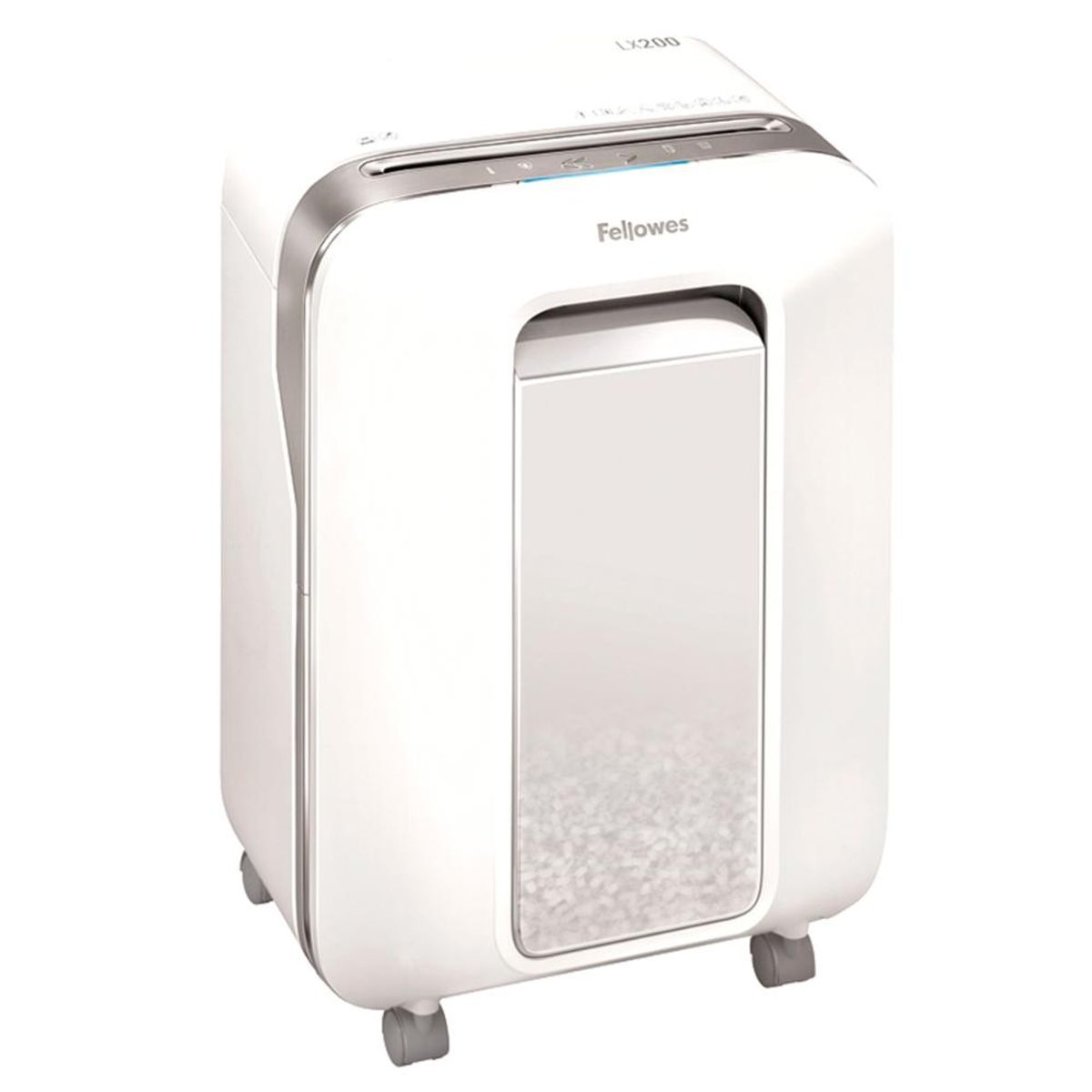 FELLOWES - Destructora  Trituradora de Documentos LX201 Blanca - Blanco