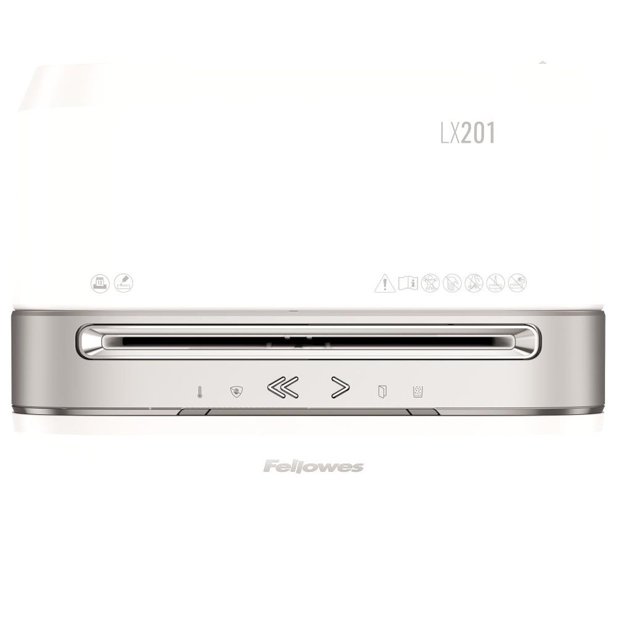 FELLOWES - Destructora  Trituradora de Documentos LX201 Blanca - Blanco