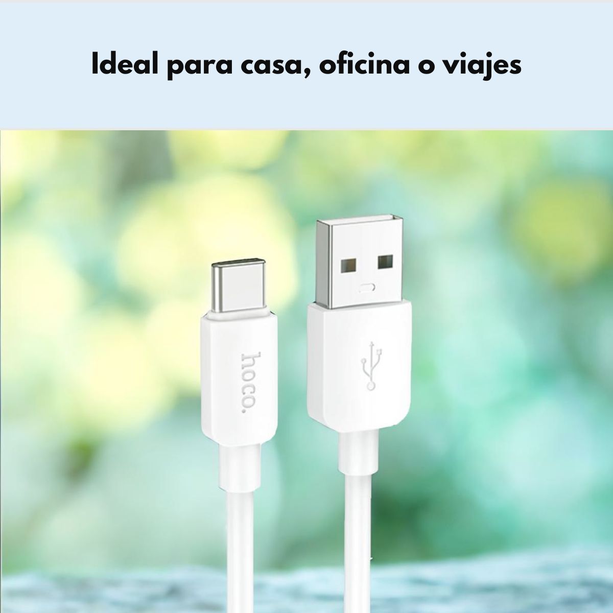 HOCO - Cable usb Hoco con entrada USB salida Tipo C
