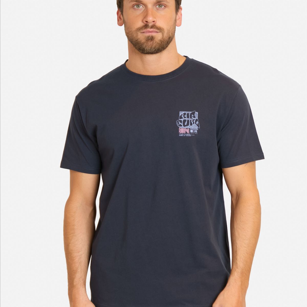 RIP CURL - Polera MC By Borre Azul Hombre Rip Curl - Azul