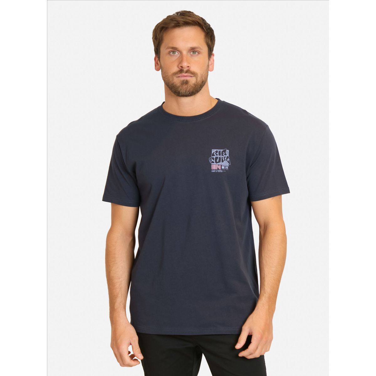 RIP CURL - Polera MC By Borre Azul Hombre Rip Curl - Azul
