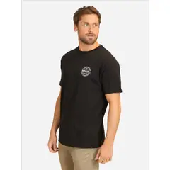 RIP CURL - Polera MC Crest Negro Hombre
