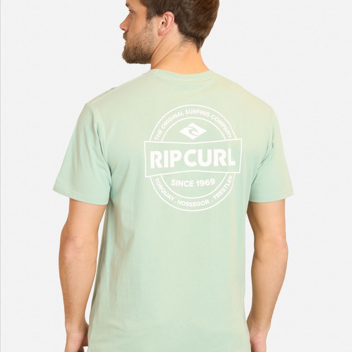 RIP CURL - Polera MC Crest Verde Hombre Rip Curl - Verde