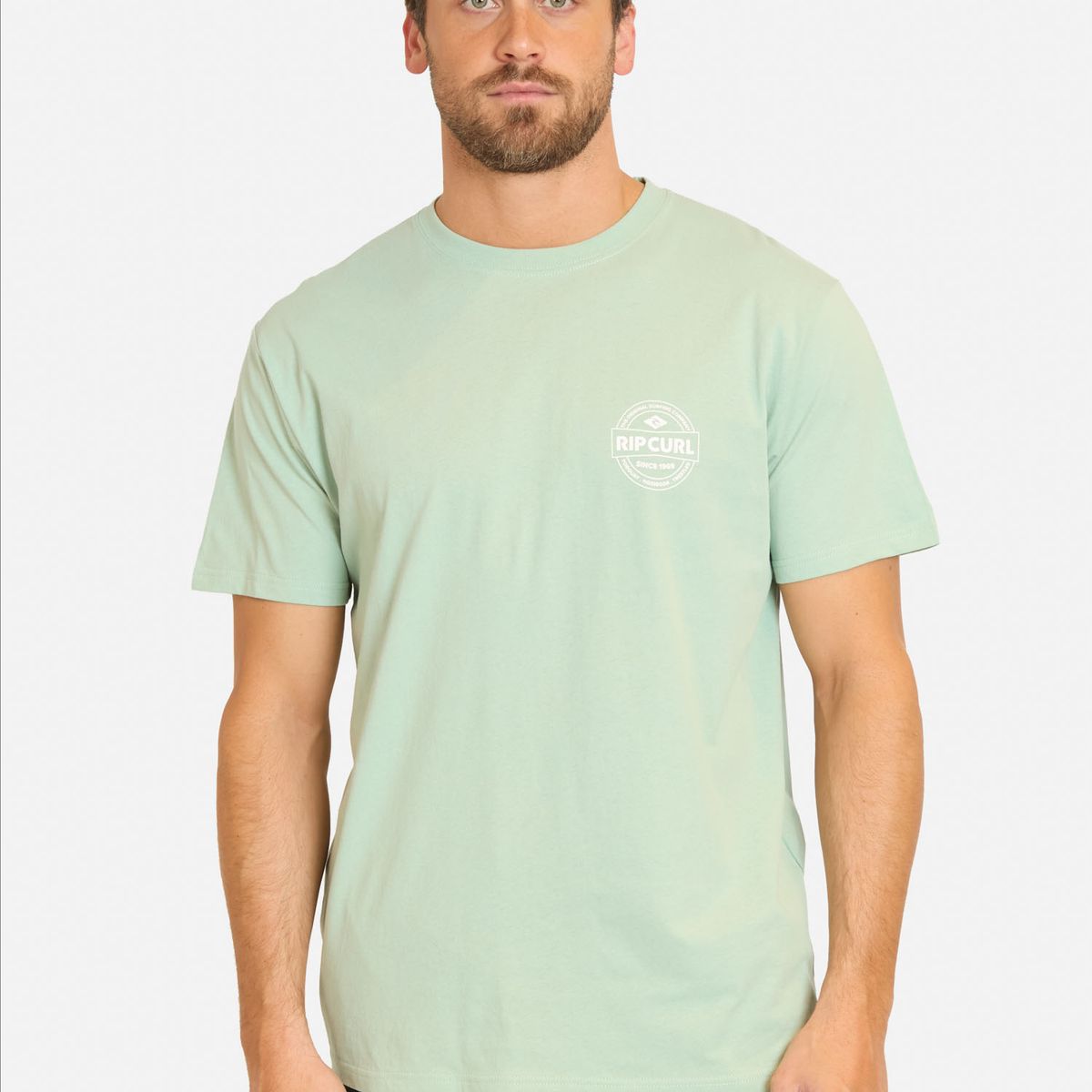 RIP CURL - Polera MC Crest Verde Hombre Rip Curl - Verde