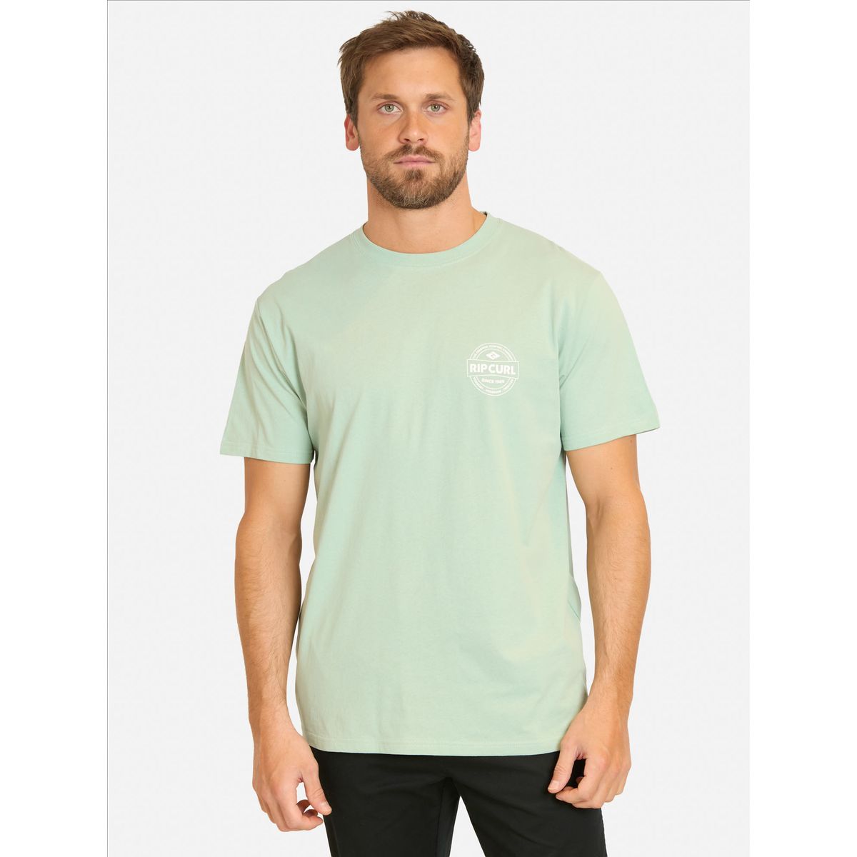 RIP CURL - Polera MC Crest Verde Hombre Rip Curl - Verde