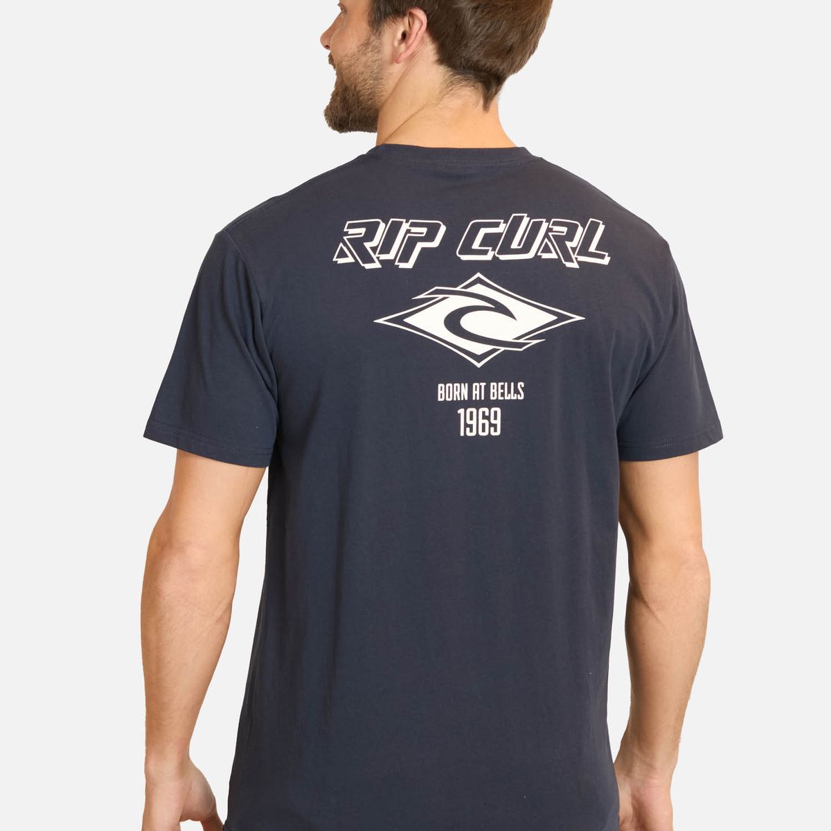 RIP CURL - Polera MC Fadeout Essential Azul Hombre Rip Curl - Azul