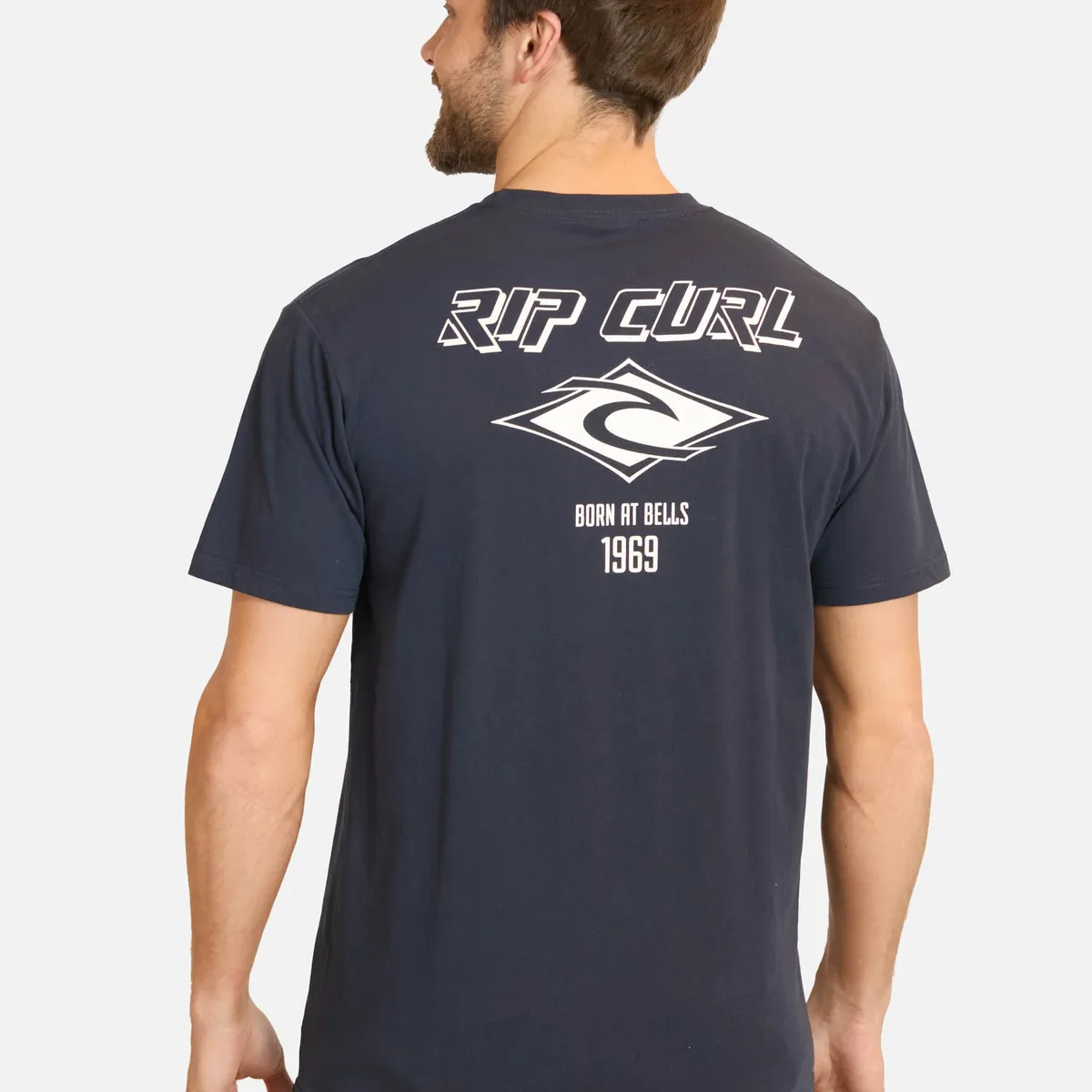 RIP CURL - Polera MC Fadeout Essential Azul Hombre Rip Curl - Azul