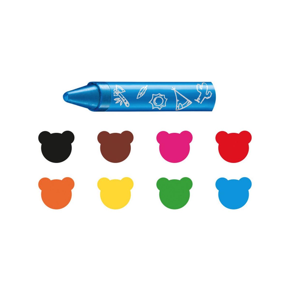 CARIOCA - Crayones Carioca Baby 8 Colores