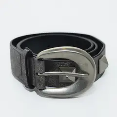 MAILEA - Cinturón Mujer Recto con Apliques Metálicos Color Asfalto