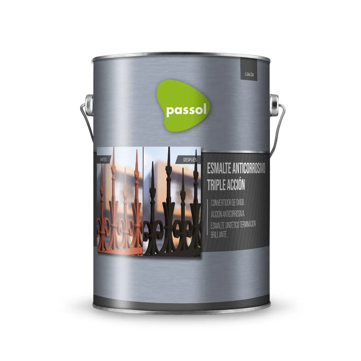 PASSOL - Esmalte Anticorrosivo Triple Acción Blanco galon