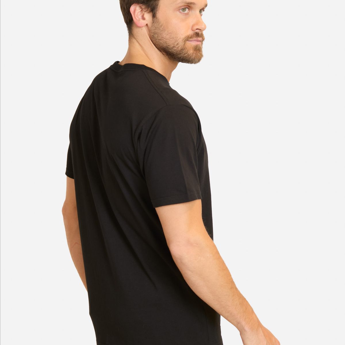 RIP CURL - Polera MC Flow Negro Hombre Rip Curl - Negro