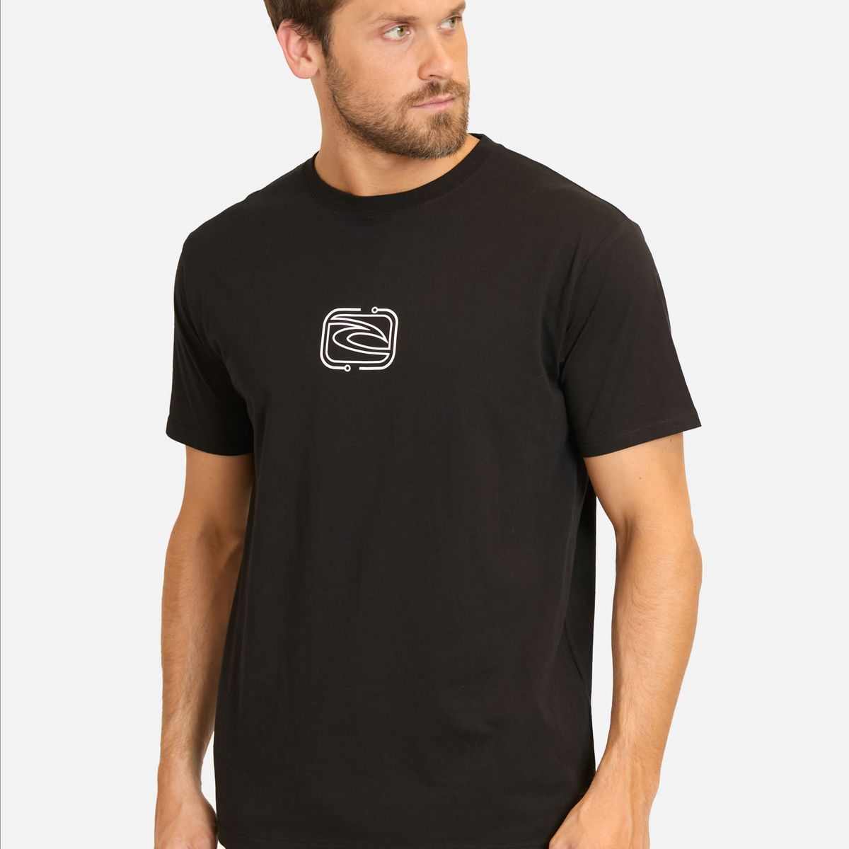 RIP CURL - Polera MC Future Evo Negro Hombre Rip Curl - Negro