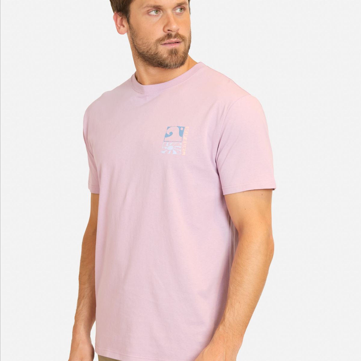 RIP CURL - Polera MC Rider Morado Hombre Rip Curl - Morado