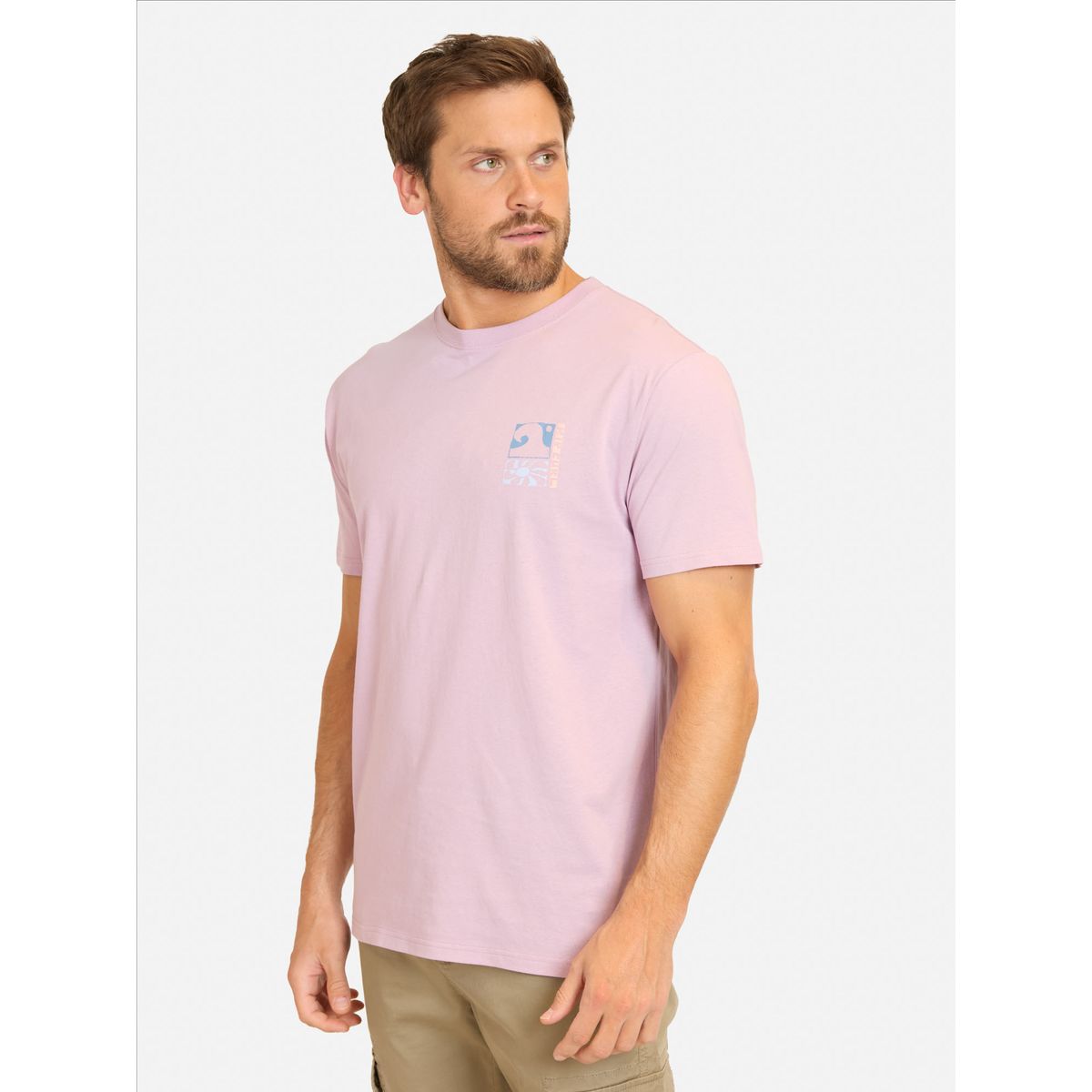 RIP CURL - Polera MC Rider Morado Hombre Rip Curl - Morado