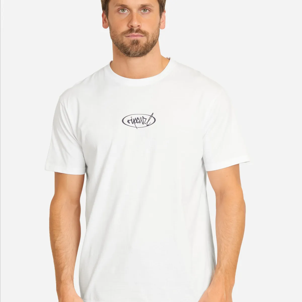RIP CURL - Polera Rip Script Blanco Hombre Rip Curl - Blanco