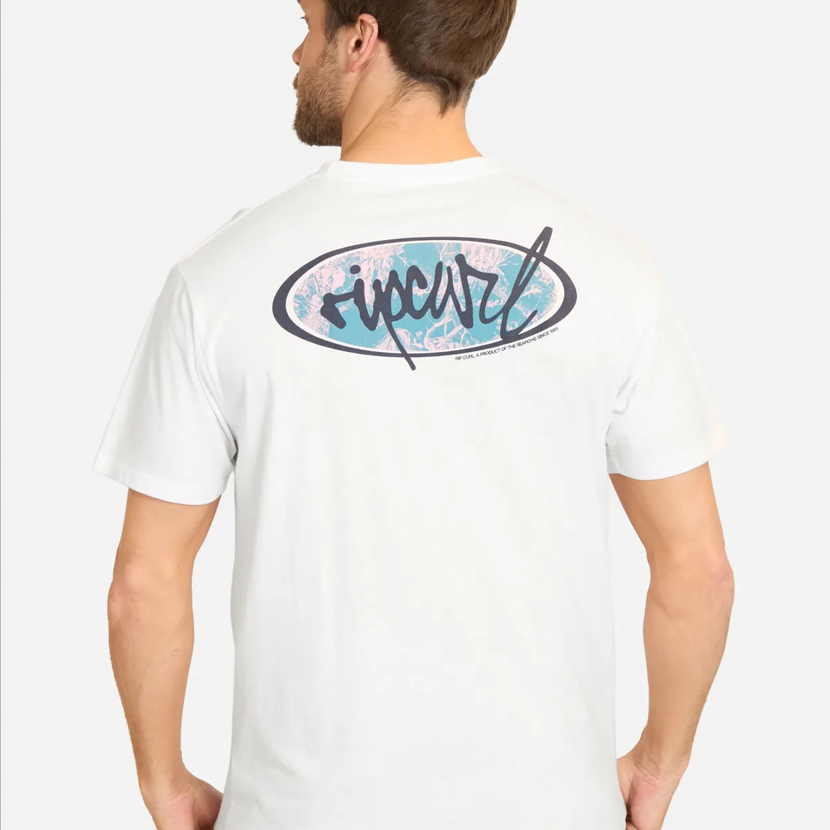 RIP CURL - Polera Rip Script Blanco Hombre Rip Curl - Blanco