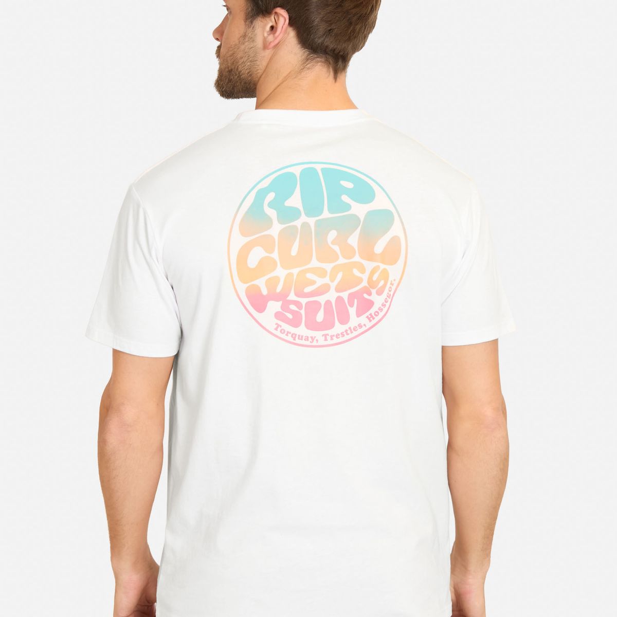 RIP CURL - Polera MC Rush Blanco Hombre Rip Curl - Blanco