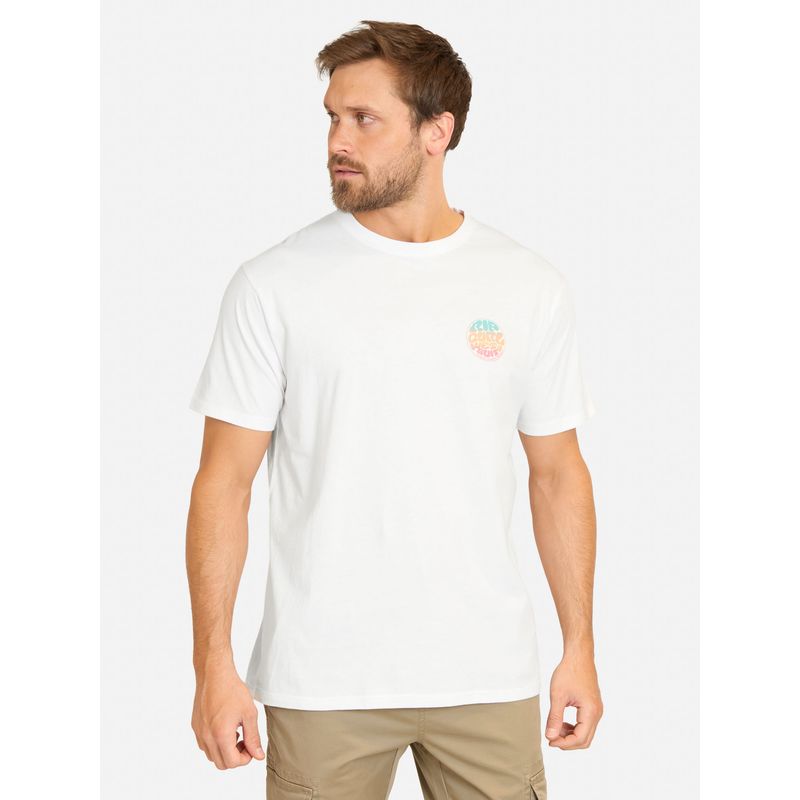 RIP CURL - Polera MC Rush Blanco Hombre Rip Curl - Blanco