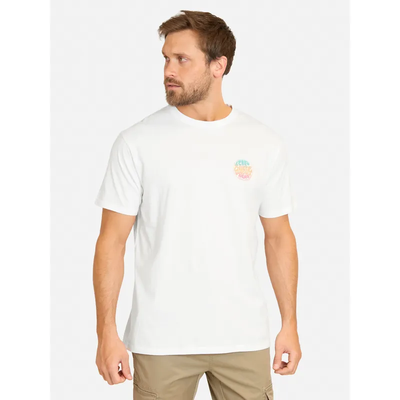 RIP CURL - Polera MC Rush Blanco Hombre Rip Curl - Blanco